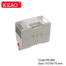 Din rail terminal block PIC485 industrial control box Din Rail electronic enclosure custom plastic enclosure with 110*50*70mm